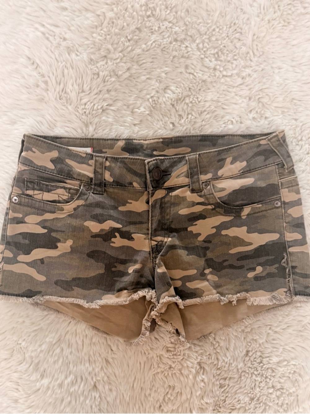 True Religion camo print shorts size 30